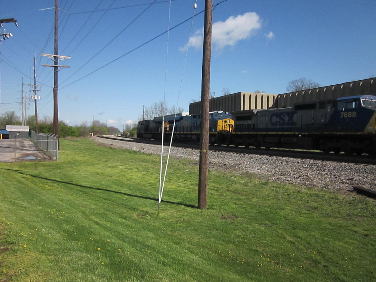 CSX 974 and other GE's leading a Coal train.